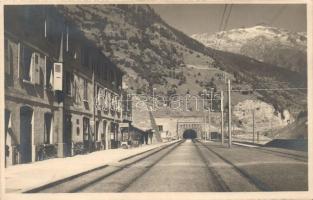 Goppenstein, Lötschbergtunnel / railway station, tunnel, Buffet, cassa