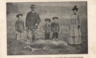 Franz Ferdinand with his family on the last hunting (cut)