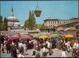 1966 A Budapest Spartacus SC-nek sportolók által küldött képeslap aláírásokkal (Mélykúti Béla, Nagy ...
