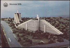 1975 Montreálból sportolók által küldött képeslap aláírásukkal