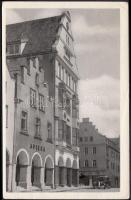 1953 A vitorlás válogatott által hazaküldött képeslap a sportolók aláírásával