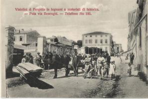 Pola, Visintini & Pergolis wood manufacture, Via Besenghi