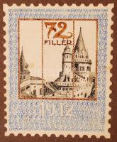 4 db okmánybélyeg terv az 1910-es évek első feléből