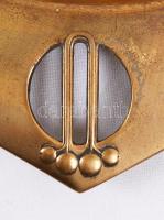 Szecessziós hexagonális tálca, áttört bogyó mintás díszítéssel, / Art nouveau tray 36×36 cm