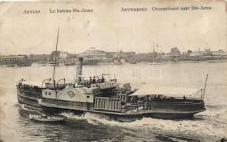 Antwerpen, Overzetboot naar Ste-Anna / ferry, boat (EK)