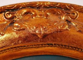 Jelzés nélkül: Velence. Olaj, farost, antik keretben, 24x18 cm