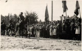 Sepsiszentgyörgy, entry of the Hungarian troops, photo, vissza So. Stpl (gluemark)