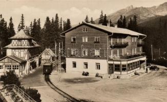 1951 Tátra Csorba-tó, Zotavosna Solisko, üdülőhely, vasútállomás / hotel, railway station