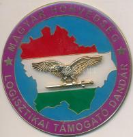 DN "Magyar Honvédség Logisztikai Támogató Dandár" aranyozott Br emlékérem (61mm) T:1