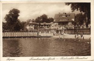 Sopron, Tómalom strandfürdő, fürdőzők (EK)