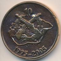 2005. "HM EI Rt. Logisztikai Igazgatóság 10 éves" aranyozott Br emlékérem dísztokban (38mm...