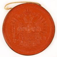 Ferenc József császári viaszpecsét lenyomat modern másolata / Copy of royal wax seal 11 cm