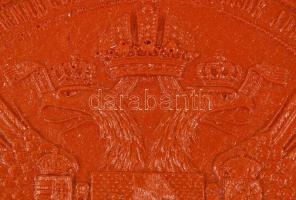 Ferenc József császári viaszpecsét lenyomat modern másolata / Copy of royal wax seal 11 cm