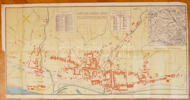 cca 1900 Klosterneuburg térkép / map 82x42 cm