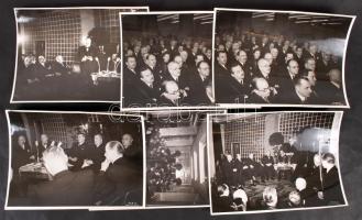 A Magyar Filmiroda tanácskozásának fotói, 39 db, 17x12 és 23x17 cm-es méretben