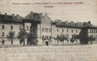 Budapest IX. 'I. Ferenc József' magyar királyi honvéd gyalogsági laktanya, törzsépület (EK)