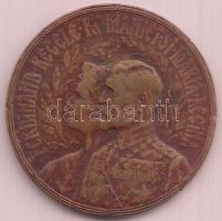 Románia 1922. "I. Ferdinánd Gyulafehérvári koronázása" bronz emlékérem (45mm) T:3
Romania ...