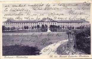 Budapest II. Hűvösvölgy, Magyar királyi honvéd Ludovika Akadémia (fa)