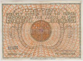Sopron 1918. 10f utalvány T:III
Adamo SOP-4.1