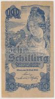Ausztria 1945. 10Sch 1.kiadás T:III  Austria 1945. 10 Schilling first issue C:F