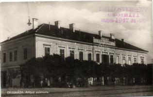 Orosháza, Alföld szálloda, G. Szabó I. kiadása