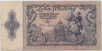 Ausztria 1950. 10Sch T:III  Austria 1950. 10 Schilling C:F