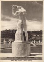 Rome, Roma; Foro Mussolini, Statue di atleti / stadium, statue (EK)