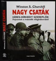 Churchill, Winston S.: Nagy csaták, Híres-hírhedt szereplők, Fejezetek a második világháborúból. Bp., 1999, Magyar Könyvklub. Kiadói kartonált kötés védőborítóval, rengeteg fotóval illusztrált, újszerű állapotban.