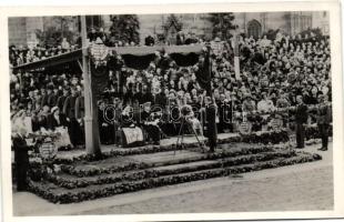 Kolozsvár, Horthy, Horthyné, bevonulás / entry of the Hungarian troops, vissza So. Stpl