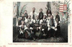 Felső magyarországi családi csoport; Feitzinger Ede 1902/12 / Northern Hungarian family, folklore