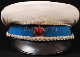 Régi rendőr sapka vörös csillaggal
