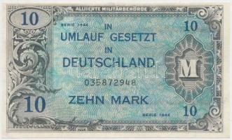 Német 3. Birodalom / Szövetséges megszállás 1944. 10M T:III German Third Reich / Allied occupation 1944. 10 Mark C:F