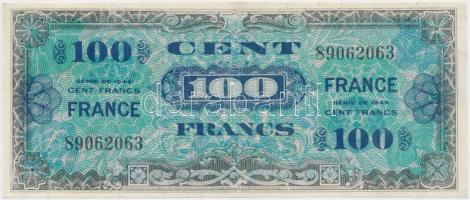 Franciaország/Szövetséges katonai kiadás 1944. 100Fr T:III France/Allied occupation 1944. 100 Francs C:F