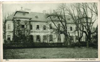 Mór, Gróf Lamberg kastély, Hochstadter Jenő kiadása (fl)