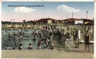 Hajdúszoboszló, Gyógystrandfürdő, fürdőzők (EK)