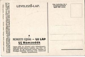 1925 Szent Év, Pope Pius XI, churches, 'Nemzeti Újság' trip prize advertisement on the bac...