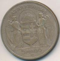 1930. 5P Ag "Horthy-jobbra" T:3
Adamo P8