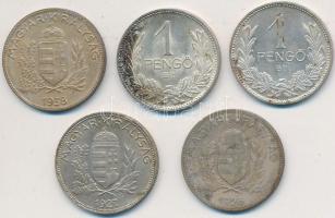1926-1939. 1P Ag (5xklf) teljes sorozat T:vegyes