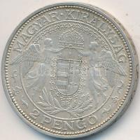 1932. 2P Ag "Madonna" T:2-
Unger: 1511., Adamo P7