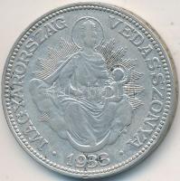 1933. 2P Ag "Madonna" T:3 Unger: 1511., Adamo P7.