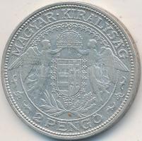 1935. 2P Ag "Madonna" T:2- R!
Unger: 1511., Adamo P7