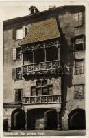 2 db régi városképes lap: Innsbruck, Im "Weissen Rössl" am Wolfgangfsee