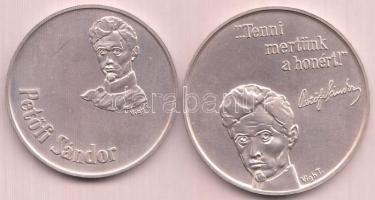 1973. 50Ft Ag + 100Ft Ag "Petőfi" T:BU
Adamo EM41,42