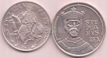 1972. 50Ft Ag + 100Ft Ag "Szt.István" pár T:1-