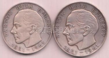 1961. 25Ft Ag + 50Ft Ag "Bartók Béla" pár dísztokban T:P