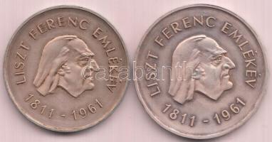 1961. 25Ft Ag + 50Ft Ag "Liszt" pár T:2