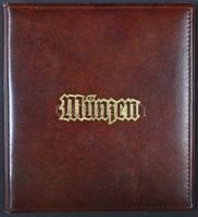 Vegyes magyar fémpénz gyűjtemény a forint időszakból 8 lapos műbőr albumba rendezve T:vegyes