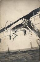 K.u.K. navy, swimming mariners of SM Schiff Kaiser Max, photo