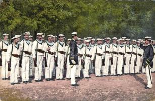 Pola, K.u.K. navy - Gewehrexerzieren / foot drill