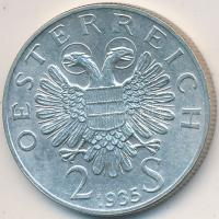 Ausztria 1935. 2Sch Ag "Karl Lueger" T:2,2-
Austria 1935. 2 Schilling Ag "Karl Lueger...